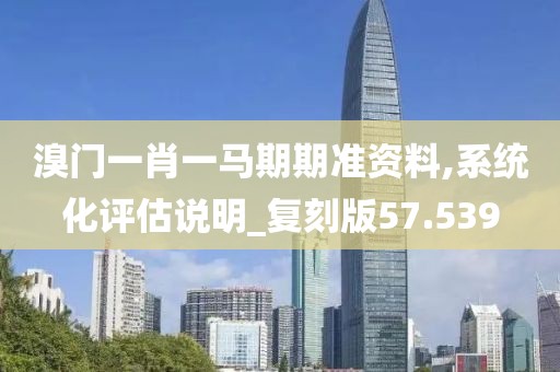 溴门一肖一马期期准资料,系统化评估说明_复刻版57.539