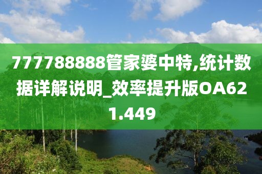 777788888管家婆中特,统计数据详解说明_效率提升版OA621.449