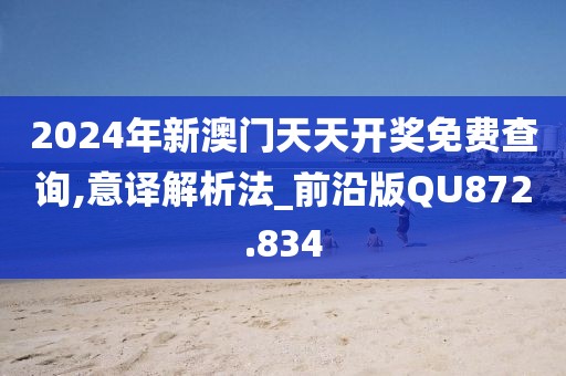 2024年新澳门天天开奖免费查询,意译解析法_前沿版QU872.834