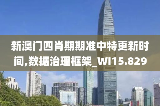新澳门四肖期期准中特更新时间,数据治理框架_WI15.829