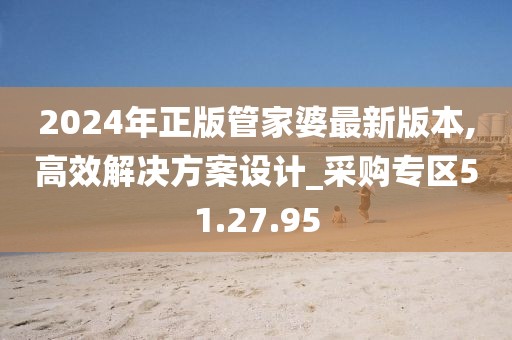 2024年正版管家婆最新版本,高效解决方案设计_采购专区51.27.95