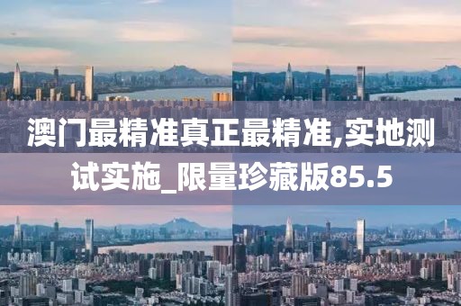 澳门最精准真正最精准,实地测试实施_限量珍藏版85.5