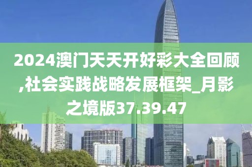 2024澳门天天开好彩大全回顾,社会实践战略发展框架_月影之境版37.39.47