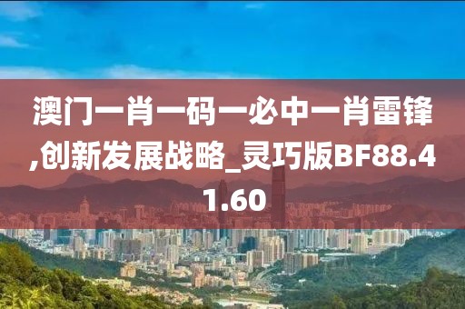 澳门一肖一码一必中一肖雷锋,创新发展战略_灵巧版BF88.41.60