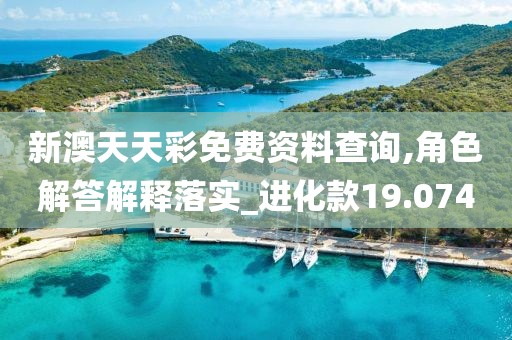 新澳天天彩免费资料查询,角色解答解释落实_进化款19.074