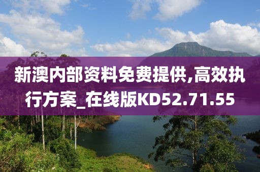新澳内部资料免费提供,高效执行方案_在线版KD52.71.55