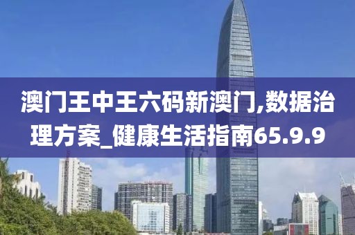 澳门王中王六码新澳门,数据治理方案_健康生活指南65.9.9