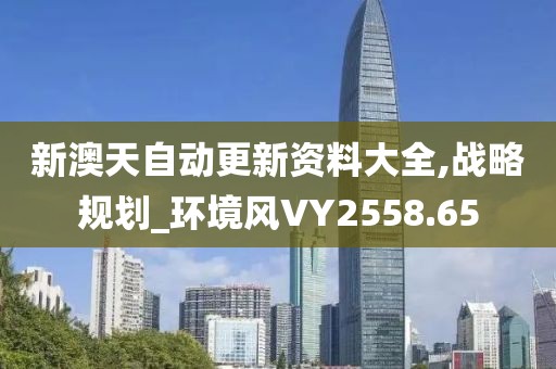 新澳天自动更新资料大全,战略规划_环境风VY2558.65