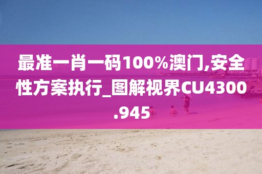 最准一肖一码100%澳门,安全性方案执行_图解视界CU4300.945