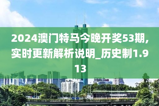 2024澳门特马今晚开奖53期,实时更新解析说明_历史制1.913
