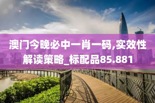 澳门今晚必中一肖一码,实效性解读策略_标配品85.881