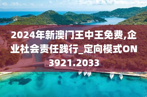 2024年新澳门王中王免费,企业社会责任践行_定向模式ON3921.2033