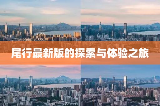 尾行最新版的探索与体验之旅