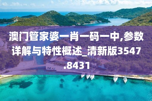 澳门管家婆一肖一码一中,参数详解与特性概述_清新版3547.8431
