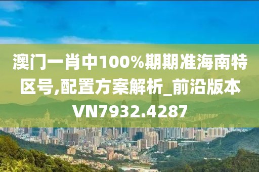 澳门一肖中100%期期准海南特区号,配置方案解析_前沿版本VN7932.4287