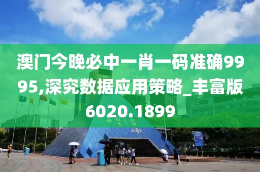 澳门今晚必中一肖一码准确9995,深究数据应用策略_丰富版6020.1899