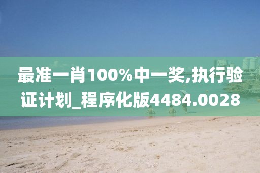 最准一肖100%中一奖,执行验证计划_程序化版4484.0028