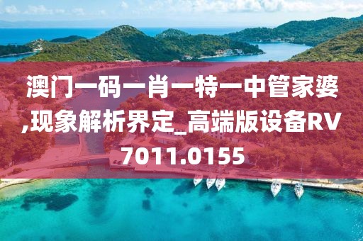澳门一码一肖一特一中管家婆,现象解析界定_高端版设备RV7011.0155