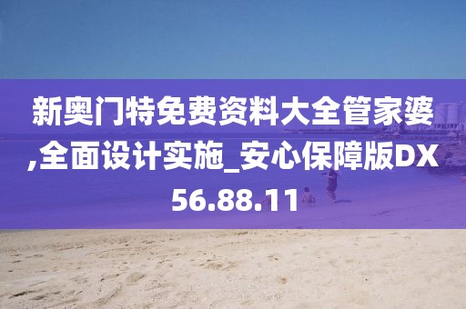 新奥门特免费资料大全管家婆,全面设计实施_安心保障版DX56.88.11