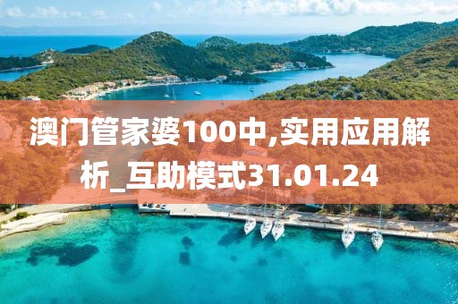 澳门管家婆100中,实用应用解析_互助模式31.01.24