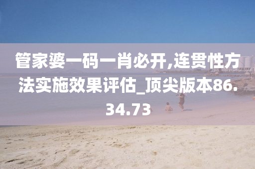 管家婆一码一肖必开,连贯性方法实施效果评估_顶尖版本86.34.73