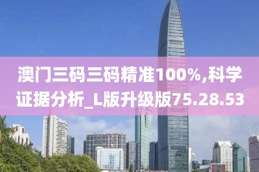 澳门三码三码精准100%,科学证据分析_L版升级版75.28.53