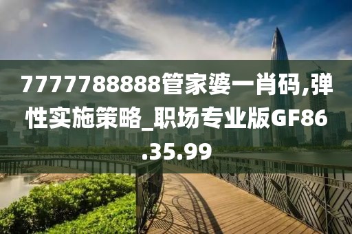 7777788888管家婆一肖码,弹性实施策略_职场专业版GF86.35.99