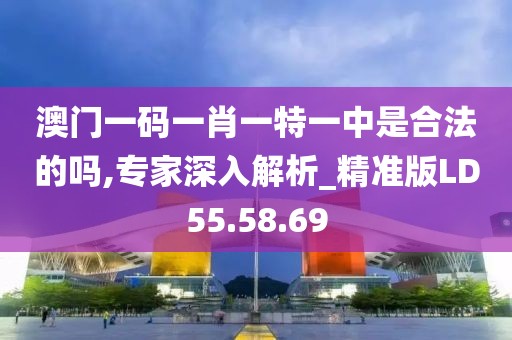 澳门一码一肖一特一中是合法的吗,专家深入解析_精准版LD55.58.69