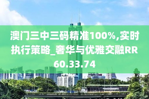 澳门三中三码精准100%,实时执行策略_奢华与优雅交融RR60.33.74