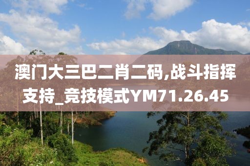澳门大三巴二肖二码,战斗指挥支持_竞技模式YM71.26.45