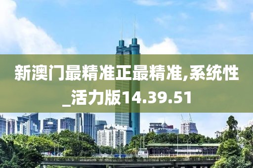 新澳门最精准正最精准,系统性_活力版14.39.51