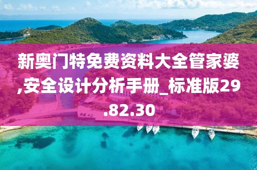 新奥门特免费资料大全管家婆,安全设计分析手册_标准版29.82.30