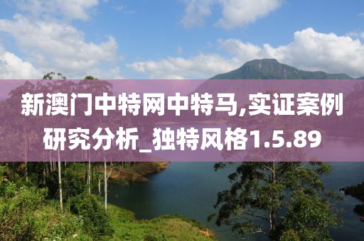 新澳门中特网中特马,实证案例研究分析_独特风格1.5.89