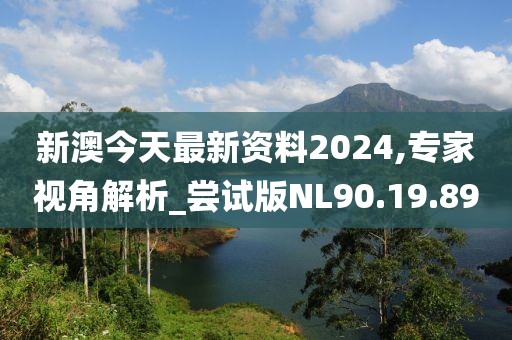 新澳今天最新资料2024,专家视角解析_尝试版NL90.19.89