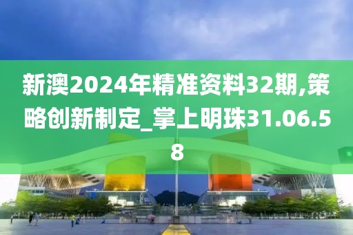 新澳2024年精准资料32期,策略创新制定_掌上明珠31.06.58