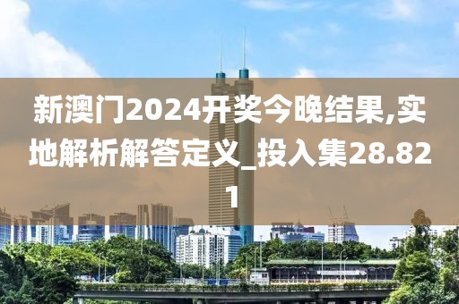 新澳门2024开奖今晚结果,实地解析解答定义_投入集28.821