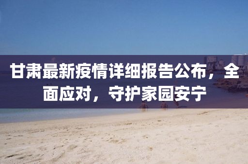 甘肃最新疫情详细报告公布，全面应对，守护家园安宁