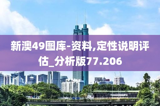 新澳49图库-资料,定性说明评估_分析版77.206