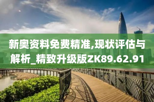 新奥资料免费精准,现状评估与解析_精致升级版ZK89.62.91