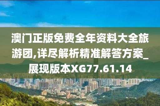 澳门正版免费全年资料大全旅游团,详尽解析精准解答方案_展现版本XG77.61.14