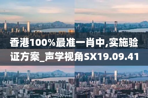 香港100%最准一肖中,实施验证方案_声学视角SX19.09.41