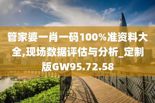 管家婆一肖一码100%准资料大全,现场数据评估与分析_定制版GW95.72.58