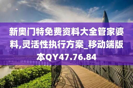 新奥门特免费资料大全管家婆料,灵活性执行方案_移动端版本QY47.76.84