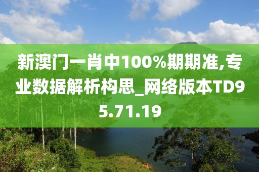 新澳门一肖中100%期期准,专业数据解析构思_网络版本TD95.71.19