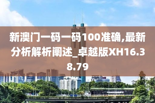 新澳门一码一码100准确,最新分析解析阐述_卓越版XH16.38.79
