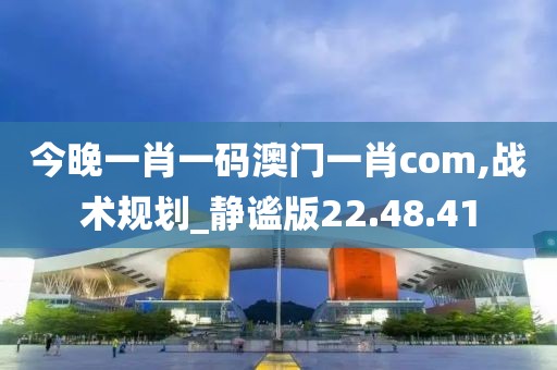今晚一肖一码澳门一肖com,战术规划_静谧版22.48.41