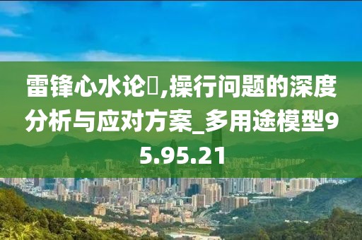 雷锋心水论枟,操行问题的深度分析与应对方案_多用途模型95.95.21