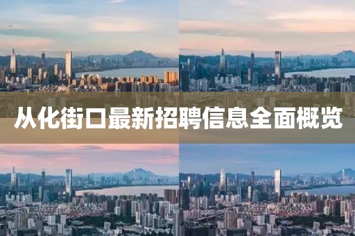 从化街口最新招聘信息全面概览
