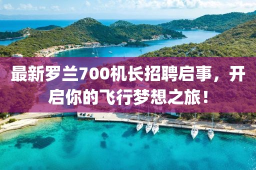 最新罗兰700机长招聘启事，开启你的飞行梦想之旅！