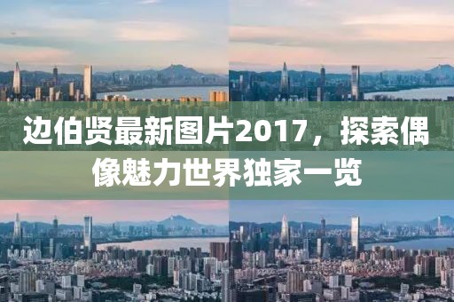 边伯贤最新图片2017，探索偶像魅力世界独家一览